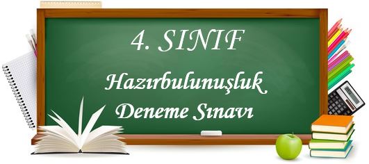 4. Sınıf Eylül Ayı Hazırbulunuşluk Deneme Sınavı